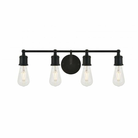 CLING Serif 4 Light Black Wall Sconce CL2952195